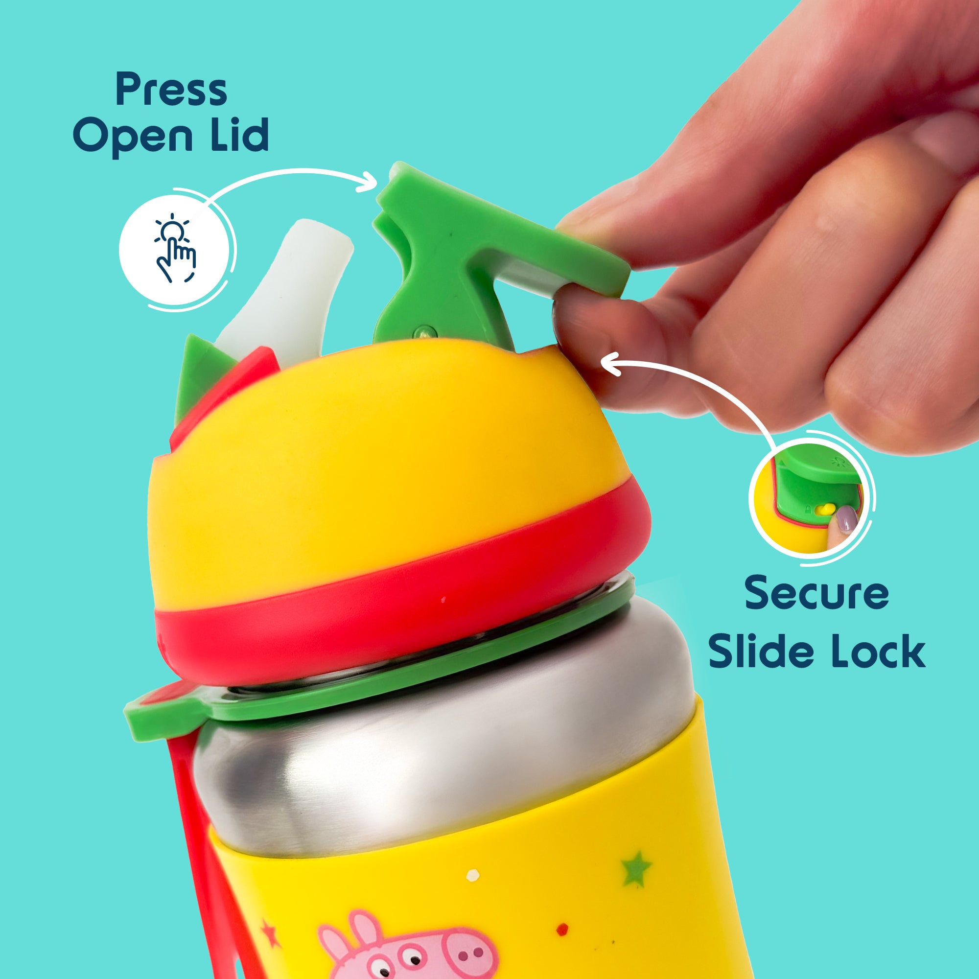 Peppa Pig Steel Play Sipper