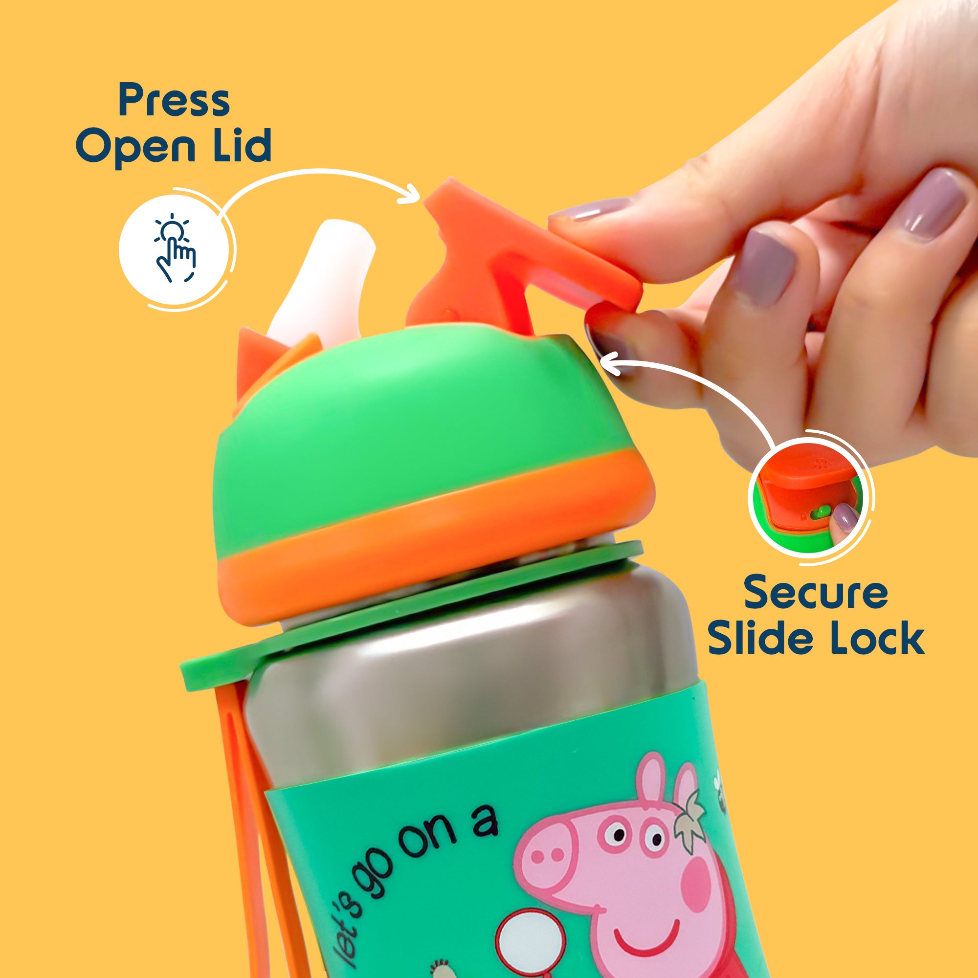 Peppa Pig Steel Play Sipper