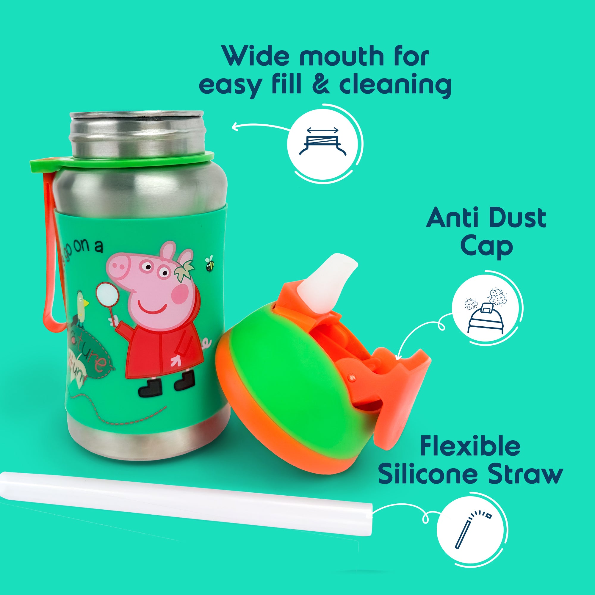 Peppa Pig Steel Play Sipper