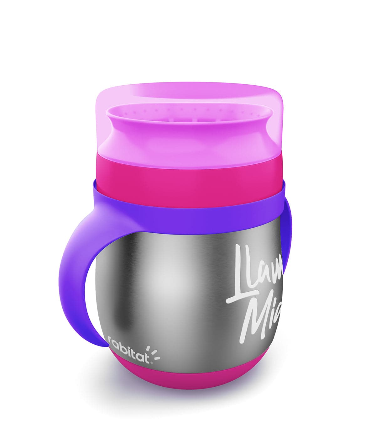 Thermos FOOGO Phases Stainless Steel Sippy Cup, Pink/Purple, 7